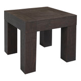 Evander Rustic Brown Side Table - Ornate Home