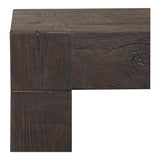 Evander Rustic Brown Side Table - Ornate Home