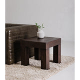 Evander Rustic Brown Side Table - Ornate Home