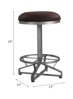 Evangeline Counter Height Stool (Set-2) - Ornate Home