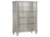 Evangeline Silver Oak 6-drawer Chest - Ornate Home