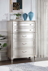Evangeline Silver Oak 6-drawer Chest - Ornate Home