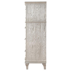 Evangeline Silver Oak 6-drawer Chest - Ornate Home