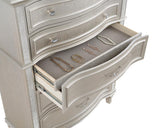 Evangeline Silver Oak 6-drawer Chest - Ornate Home