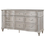 Evangeline Silver Oak 9-drawer Dresser - Ornate Home