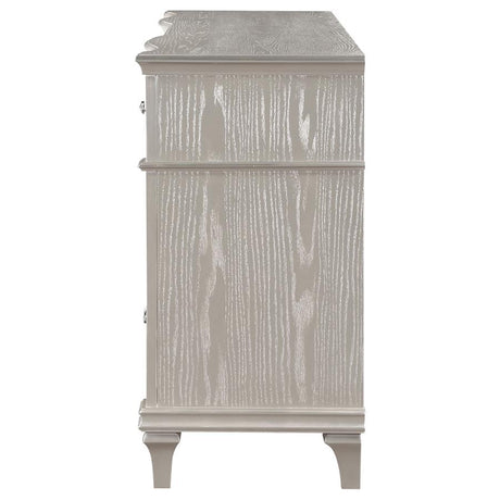 Evangeline Silver Oak 9-drawer Dresser - Ornate Home