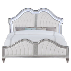 Evangeline Silver Oak California King Panel Bed - Ornate Home