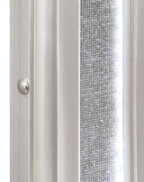 Evangeline Silver Oak Dresser Mirror - Ornate Home