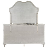 Evangeline Silver Oak Dresser and Mirror - Ornate Home