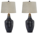 Evania Indigo Table Lamp (Set of 2) - Ornate Home