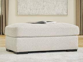 Evanley Linen Ottoman (Online Special Price) - Ornate Home