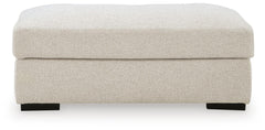 Evanley Linen Ottoman - Ornate Home