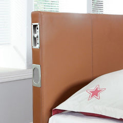 Evans Camel Twin Bed - Ornate Home