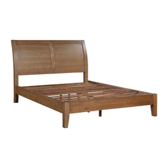 Evans Light Brown California King Platform Bed - Ornate Home