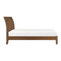 Evans Light Brown California King Platform Bed - Ornate Home