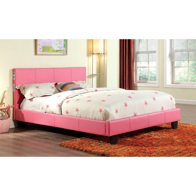 Evans Pink E.King Bed - Ornate Home