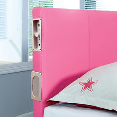 Evans Pink E.King Bed - Ornate Home