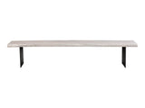 Evans White Dining Bench - Ornate Home