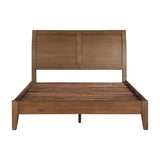 Evans Wire Brushed Light Brown 4-Piece Queen Bedroom Set - Ornate Home