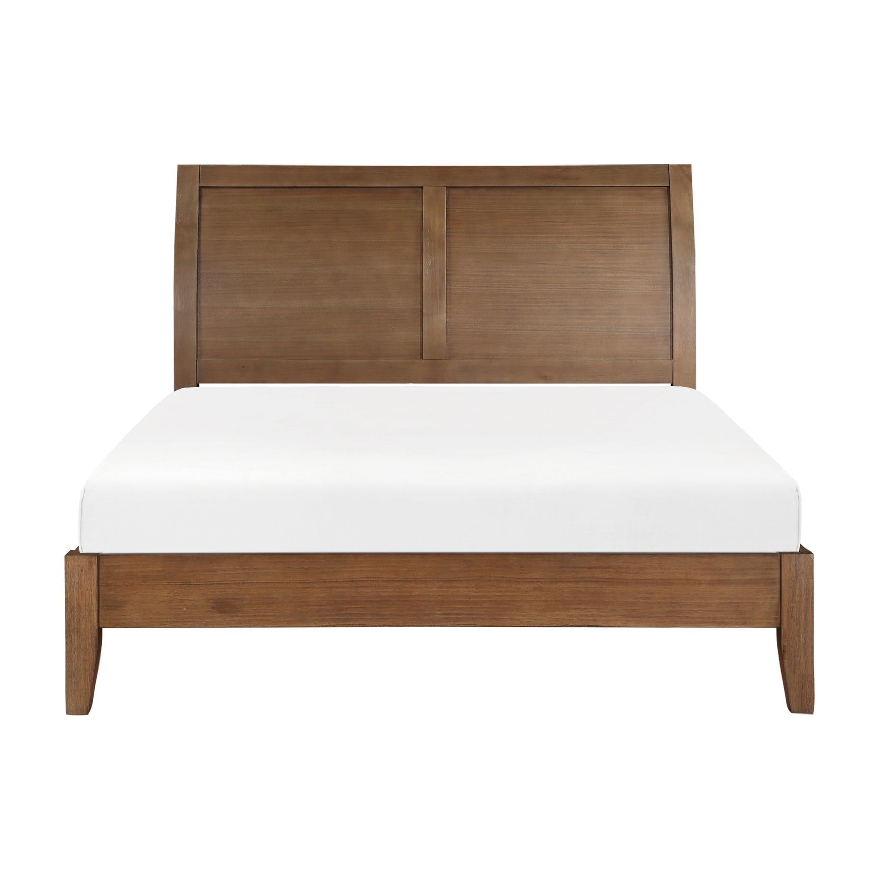 Evans Wire Brushed Light Brown 4-Piece Queen Bedroom Set - Ornate Home