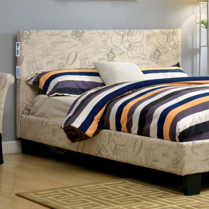 Evans World Traveler Pattern Cal.King Bed - Ornate Home