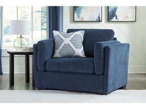 Evansley Navy Oversized Chair (Online Special Price) - Ornate Home