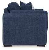 Evansley Navy Oversized Chair & Ottoman (Online Special Price) - Ornate Home