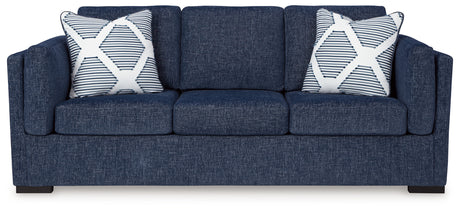 Evansley Navy Sofa & Loveseat - Ornate Home