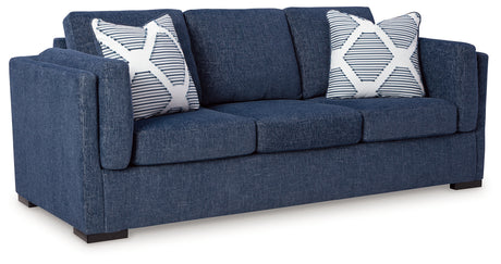 Evansley Navy Sofa & Loveseat - Ornate Home