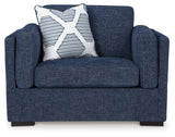 Evansley Navy Sofa & Loveseat & Oversized Chair & Ottoman (Online Special Price) - Ornate Home