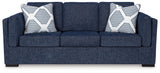 Evansley Navy Sofa (Online Special Price) - Ornate Home