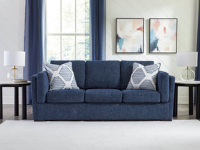Evansley Navy Sofa - Ornate Home