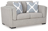 Evansley Pewter Loveseat (Online Special Price) - Ornate Home