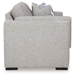 Evansley Pewter Loveseat - Ornate Home