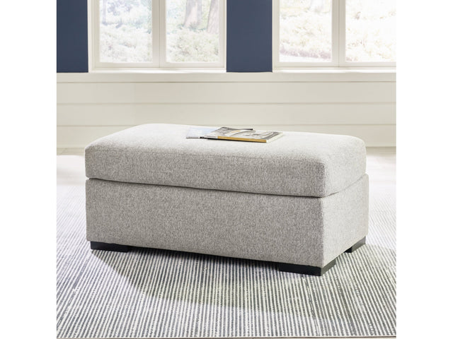 Evansley Pewter Ottoman - Ornate Home