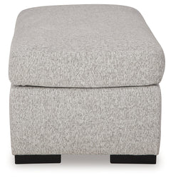 Evansley Pewter Ottoman - Ornate Home
