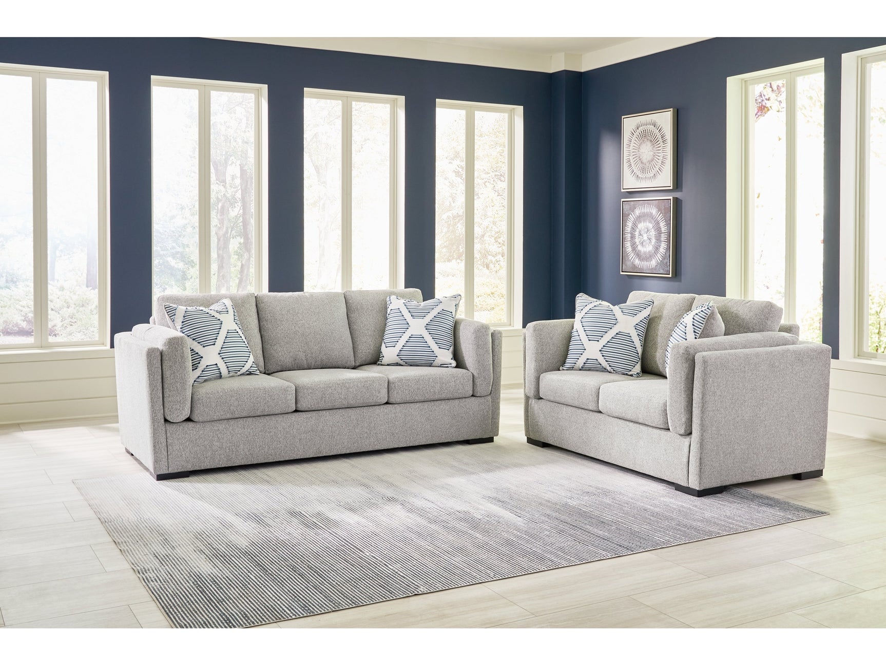 Evansley Sofa and Loveseat - Ornate Home
