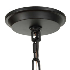 Evanston Black 4 Light Indoor-Outdoor Pendant - Ornate Home