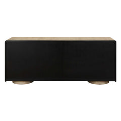 Evanston Natural Oak 4 Door Cabinet - Ornate Home