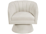 Eve Beige Swivel Chair - Ornate Home