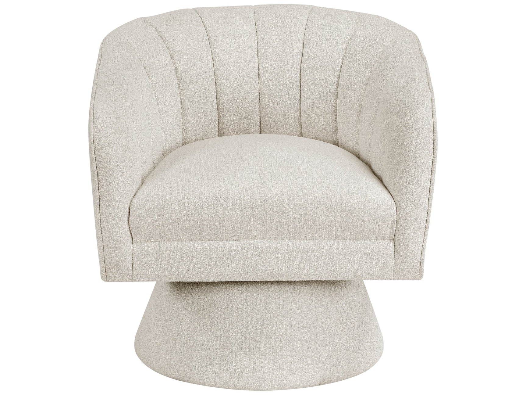 Eve Beige Swivel Chair - Ornate Home
