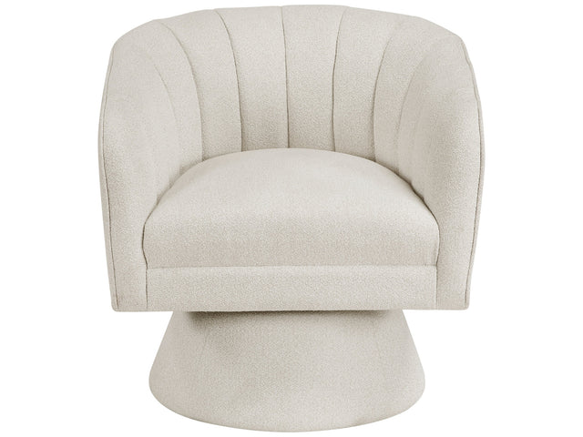 Eve Beige Swivel Chair - Ornate Home