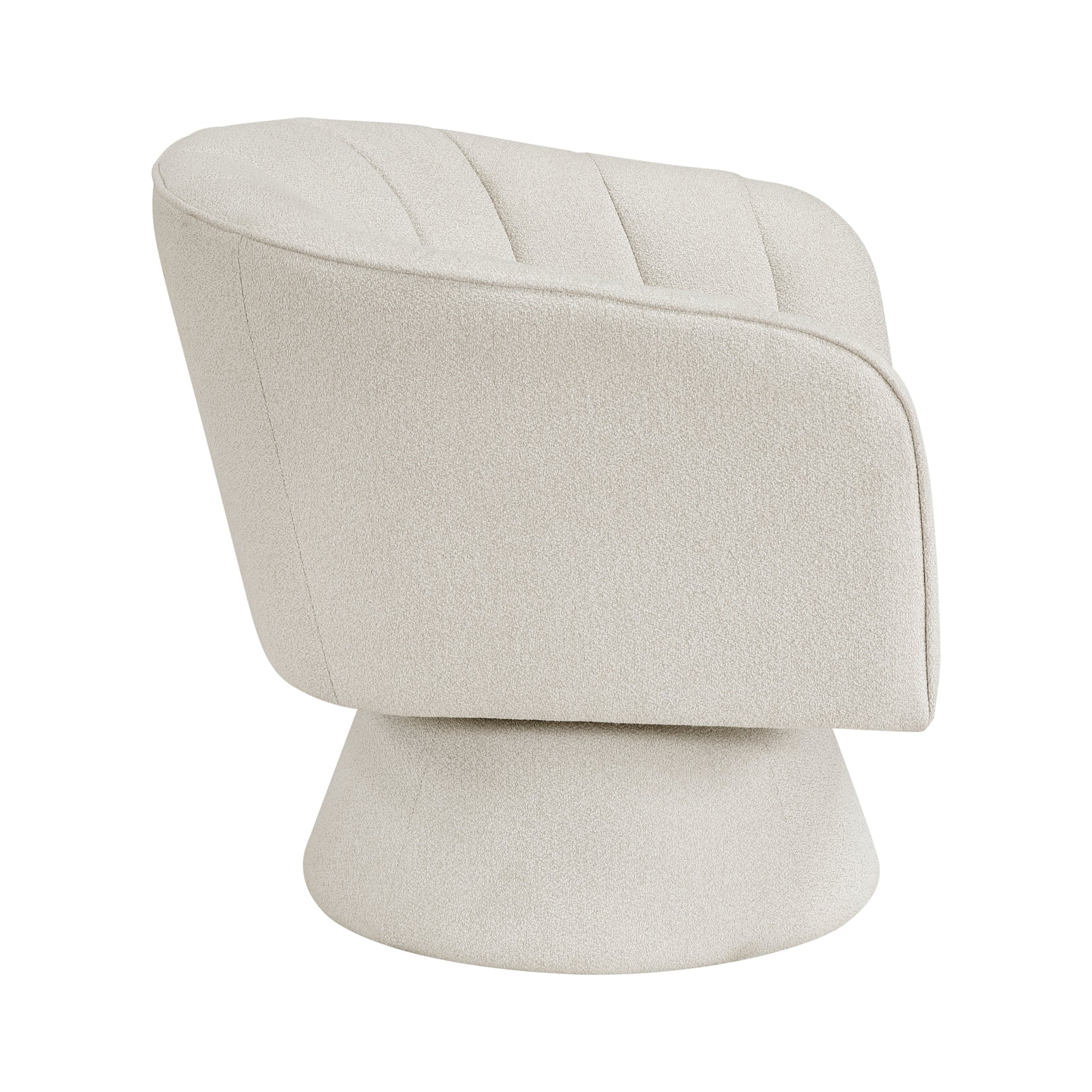 Eve Beige Swivel Chair - Ornate Home