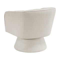 Eve Beige Swivel Chair - Ornate Home