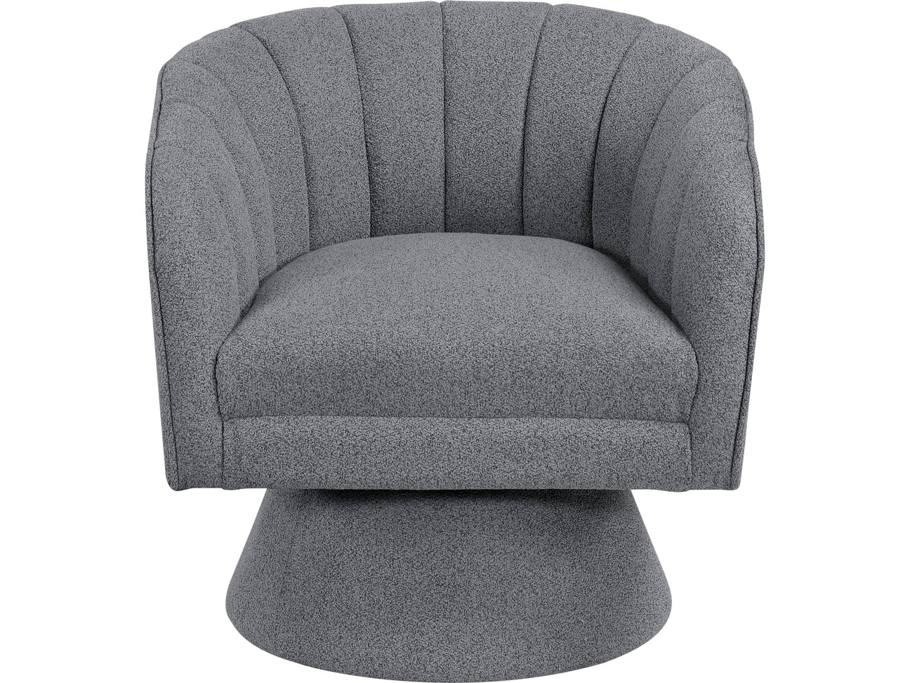 Eve Dark Gray Swivel Chair - Ornate Home