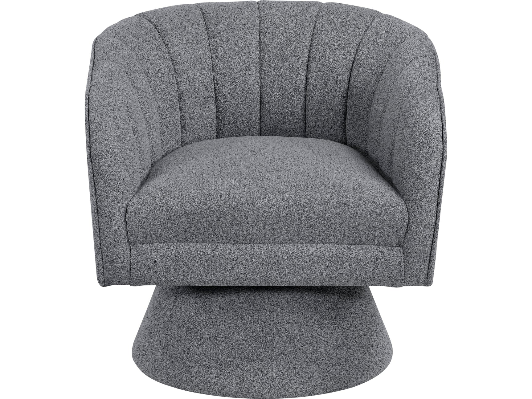 Eve Dark Gray Swivel Chair - Ornate Home