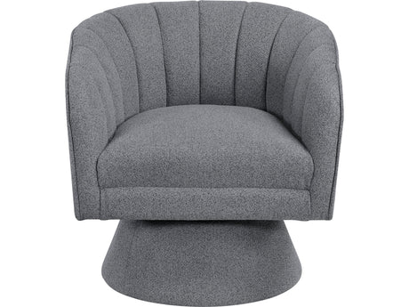 Eve Dark Gray Swivel Chair - Ornate Home