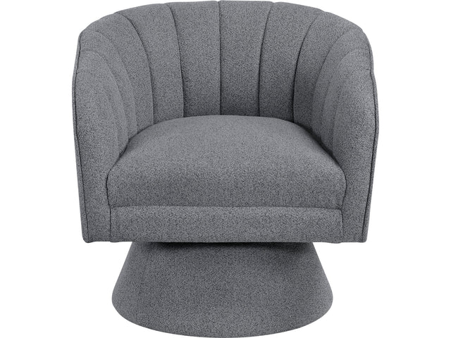 Eve Dark Gray Swivel Chair - Ornate Home