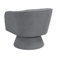 Eve Dark Gray Swivel Chair - Ornate Home
