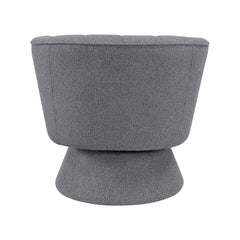 Eve Dark Gray Swivel Chair - Ornate Home